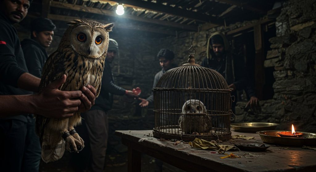 Owl Smuggling Racket Surges Ahead of Diwali: Worth Crores, Sacrificial Rituals in Uttarakhand; Astrologers Call It 'Great Sin in Name of Virtue'
