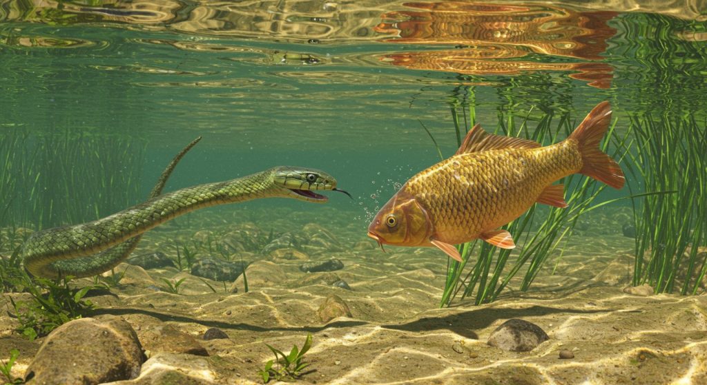 Fish Devises Incredible Trick to Escape Snake; Watch the Video And You'll Also Say 'Wow, What a Brain!'