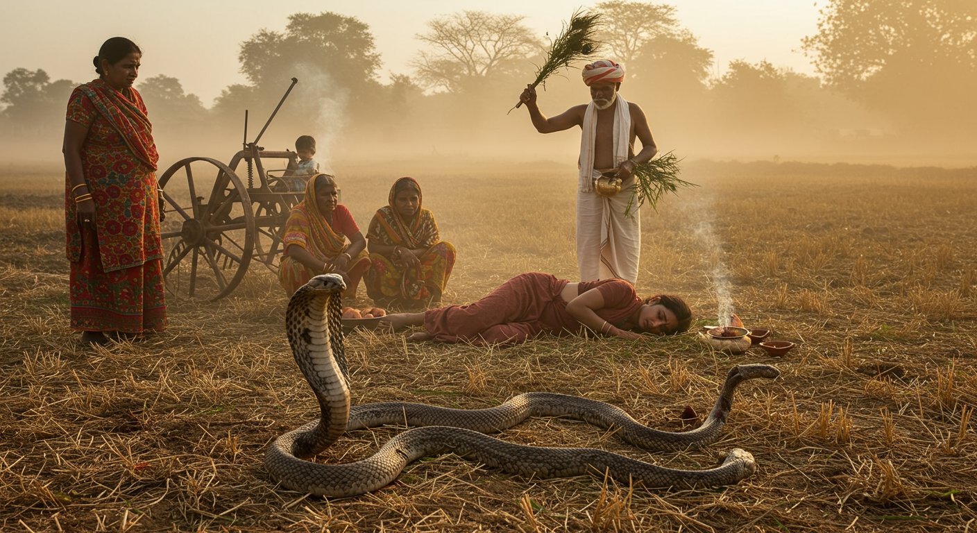 मुरैना: तीन टुकड़ों में कटे सांप ने डंसा युवती को, झाड़फूंक के चक्कर में गई जान; क्षेत्र में सनसनी