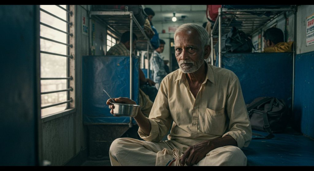 Viral Video: Shocking Truth Revealed About Man Begging in Train, You'll Be Stunned to See It!