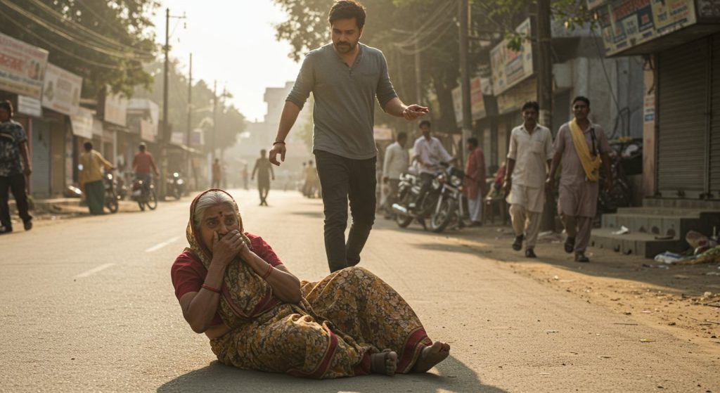 Shameful Incident in UP: Son-in-law committed such an act with mother-in-law on the street, woman still in shock.