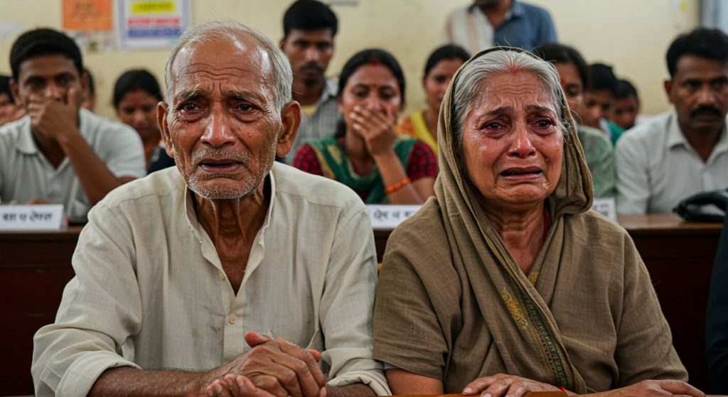 UP: "Son sent to jail, now daughter-in-law will kill us!" - People cried hearing the elderly couple's agony.