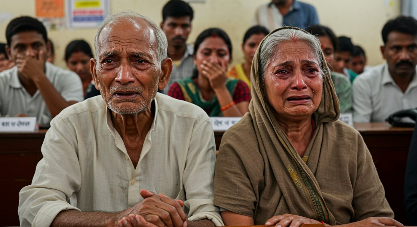 यूपी: “बेटा भिजवाया जेल, अब बहू हमें मार डालेगी!” – बुजुर्ग दंपती का दर्द सुन रो पड़े लोग