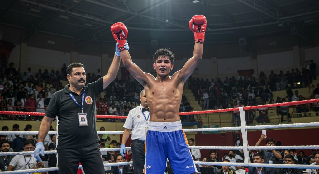Spectacular Start to State Boxing in Meerut: Shubham Triumphs on Day One, See Who Else Topped!