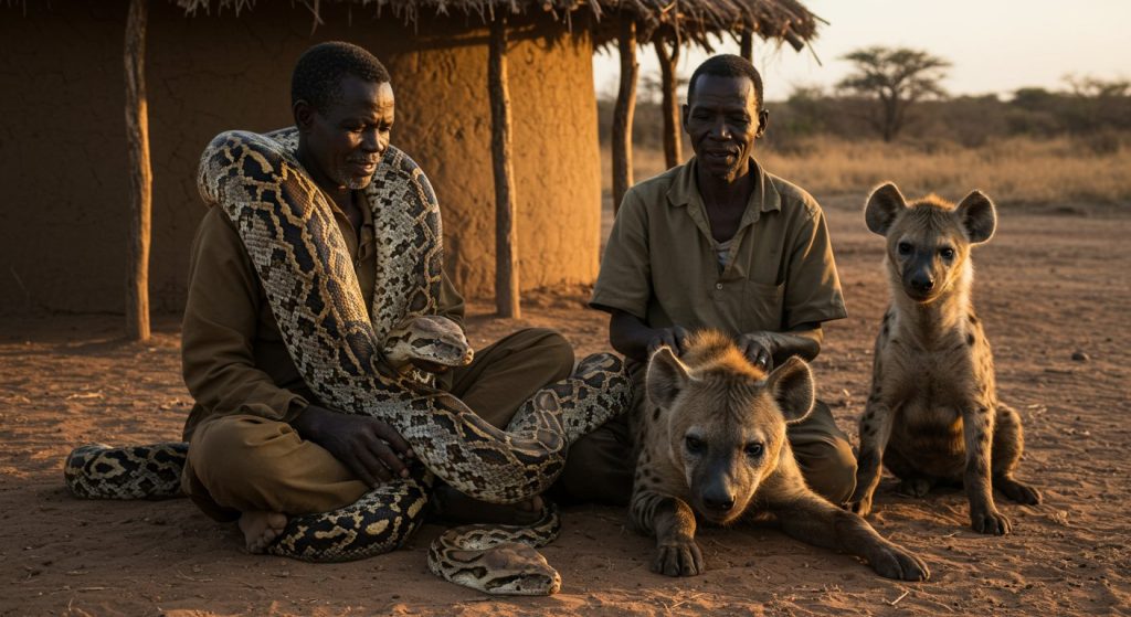 World's Strangest Pets: The Shocking Trend of Raising Poisonous Pythons and Fierce Hyenas Like Children!