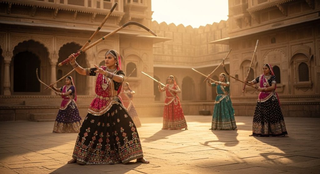Watch: Rajput Girls Display Astonishing Lathi-Wielding Feats, Video Recalls Ancient Warriors