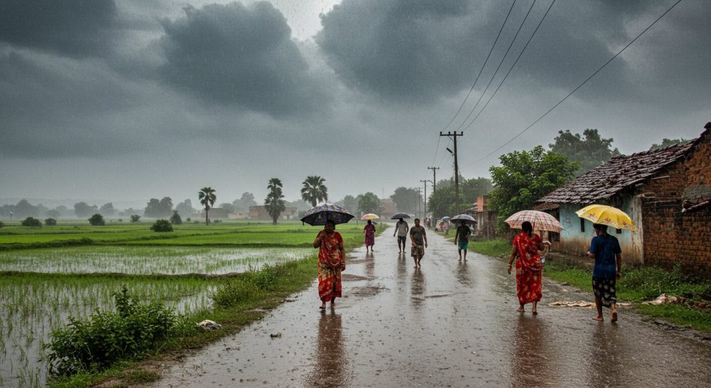 Sudden weather change in UP: Torrential rain in Purvanchal and Terai, know the full update of 39 districts.