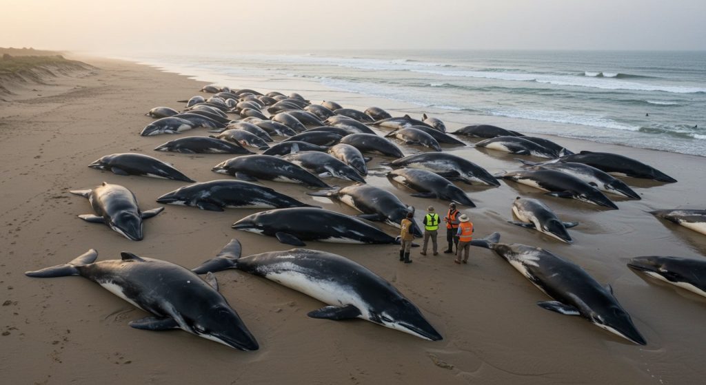 26 Whales Found Dead on the Seashore: Scientists Stunned by So Many Deaths at Once!
