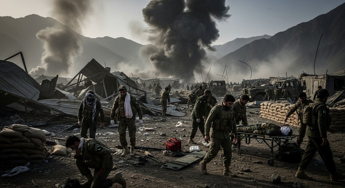 पाकिस्तान के नॉर्थ वजीरिस्तान में सैन्य शिविर पर भीषण आत्मघाती हमला: 7 सैनिकों की शहादत, 13 घायल; 4 हमलावर भी ढेर