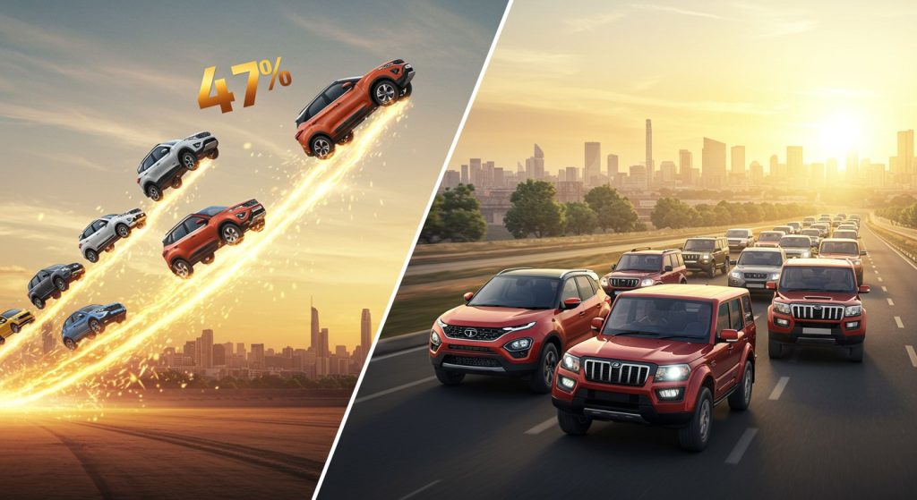 Tata Motors Sales Skyrocket, Registers Record 47% Growth in September; Mahindra Also Crosses 1 Lakh Unit Mark, Know Performance of Other Companies