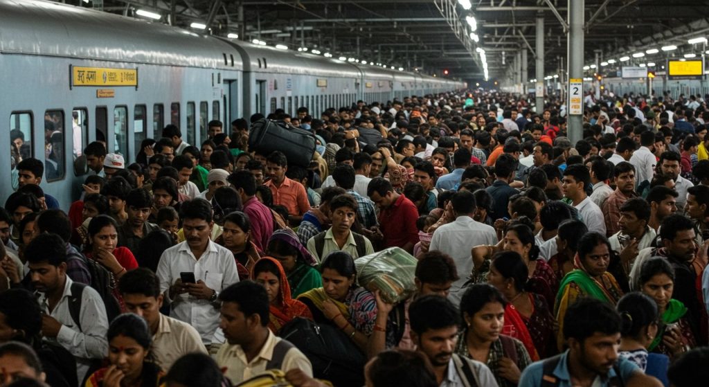 Major setback for those returning home after Diwali: Tatkal tickets proved deceptive, 58,000 passengers stuck on waiting list for 10,500 seats.