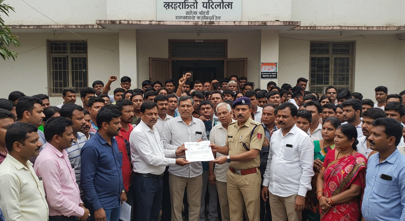 69000 शिक्षक भर्ती: नाराज अभ्यर्थियों ने घेरा बसपा कार्यालय, मांगों का ज्ञापन सौंपा