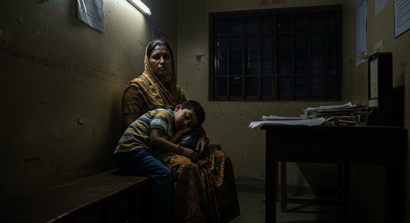 यूपी में शर्मनाक घटना: मासूम बेटे के साथ रात 10 बजे तक बैठी रही शिक्षिका, तब मिला वेतन; दूसरी का इंतजार जारी