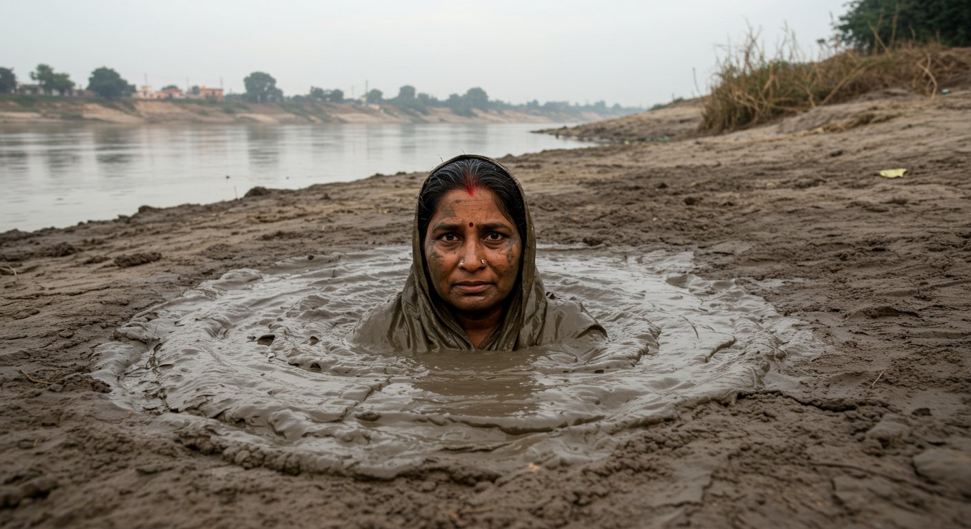 बागपत में यमुना किनारे दलदल में धंसी शिक्षिका, सिर तक समाई मिट्टी में, दर्दनाक मौत से पसरा मातम