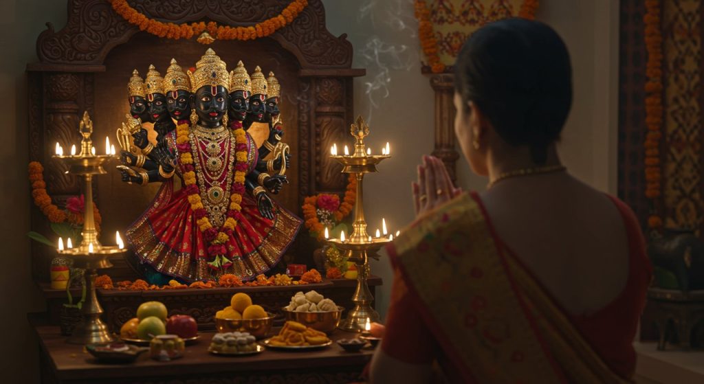 Viral News: Ravana Temple Built in Home, 'Smiling' Dashanan Receives Unique Year-Long Worship