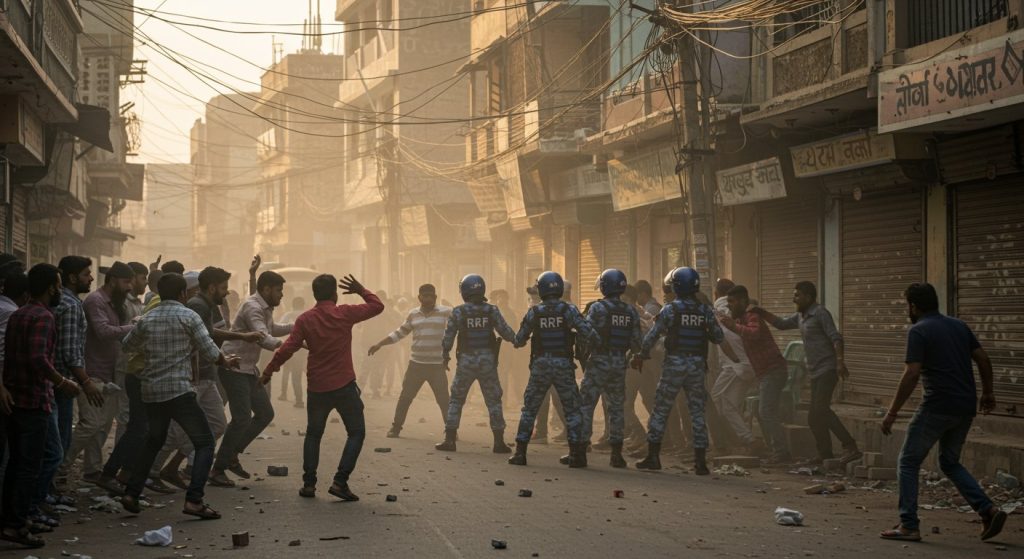 Sambhal: Fireworks Dispute Turns Violent; Children's Fight Involves Adults, Six Injured in Stone-Pelting, RRF Deployed