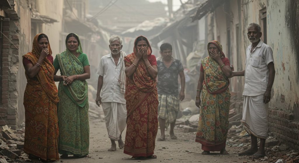 Horrific Accident in Baghpat: Explosion Sound Heard, Three Lives Lost; Screams and Mourning Everywhere