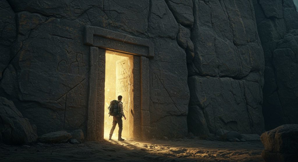 'Secret' Door Found Amid Rocks; Man Who Entered Saw Something That Made Video Go Viral!