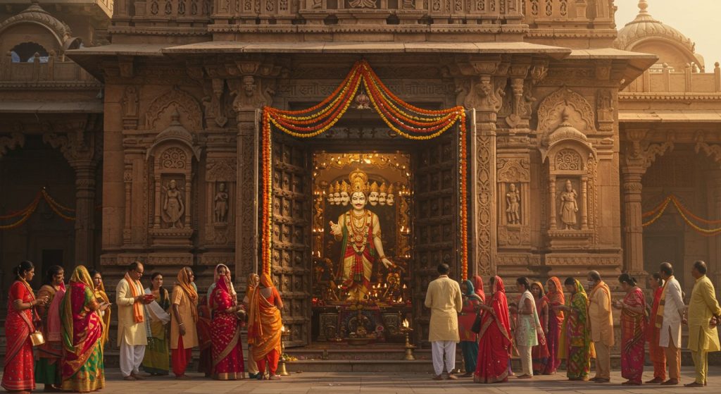 This Unique Lankapati Ravana Temple in Kanpur, Uttar Pradesh, Opens Only on Dussehra