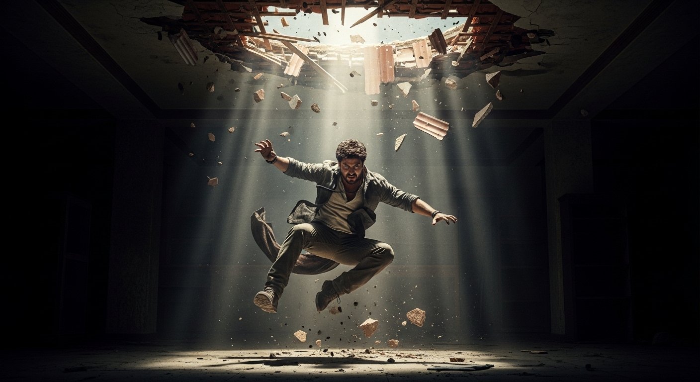 चोर ने एंग्री यंग मैन की तरह फिल्मी अंदाज में मारी एंट्री, छत फाड़कर ऐसे कूदा, वीडियो देख चौंक जाएंगे