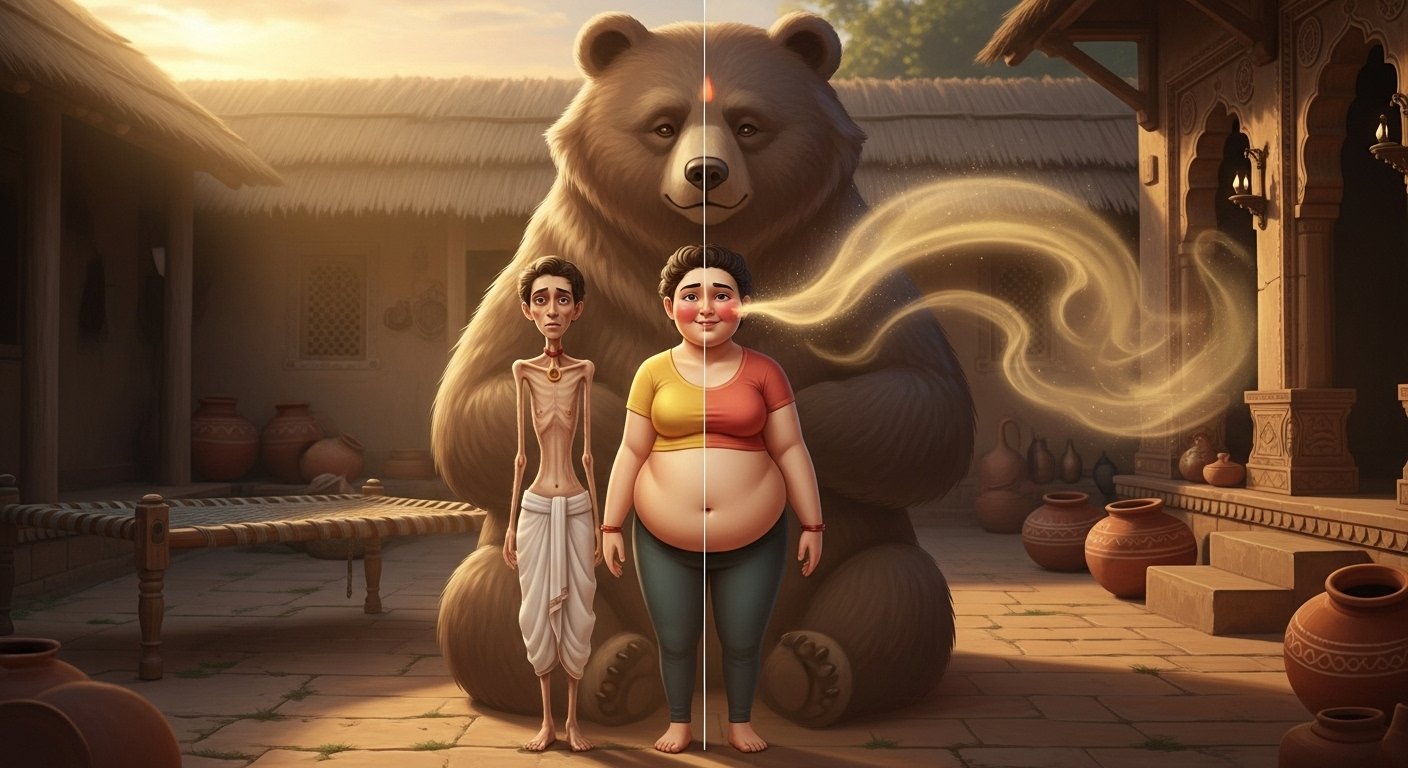 सोशल मीडिया पर छाया ‘भालू की फूंक’ का दावा: क्या सच में दुबले-पतले लोग हो जाते हैं मोटा-ताजा?