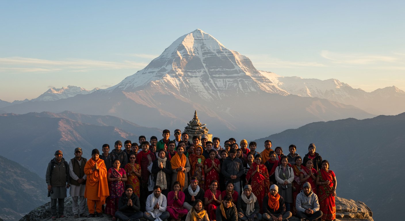 उत्तराखंड से 10 हजार लोगों ने देखा कैलाश पर्वत:भावुक हुआ एक श्रद्धालु, जानिए कैसे बिना तिब्बत गए हुए शिव के दर्शन