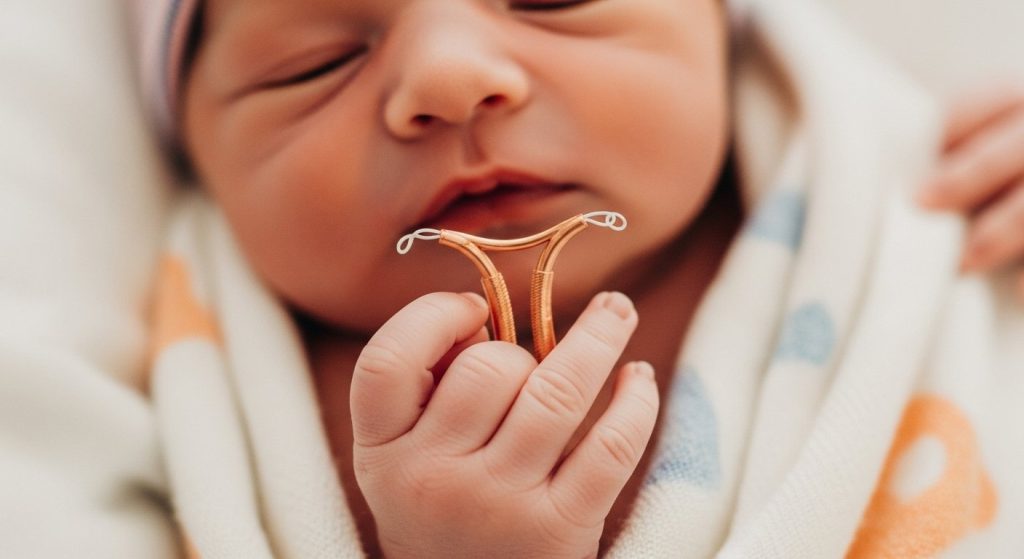 Countless Efforts, Yet This Result! A Copper-T was inserted to prevent pregnancy, but the baby was born holding it in its hand; the story went viral!