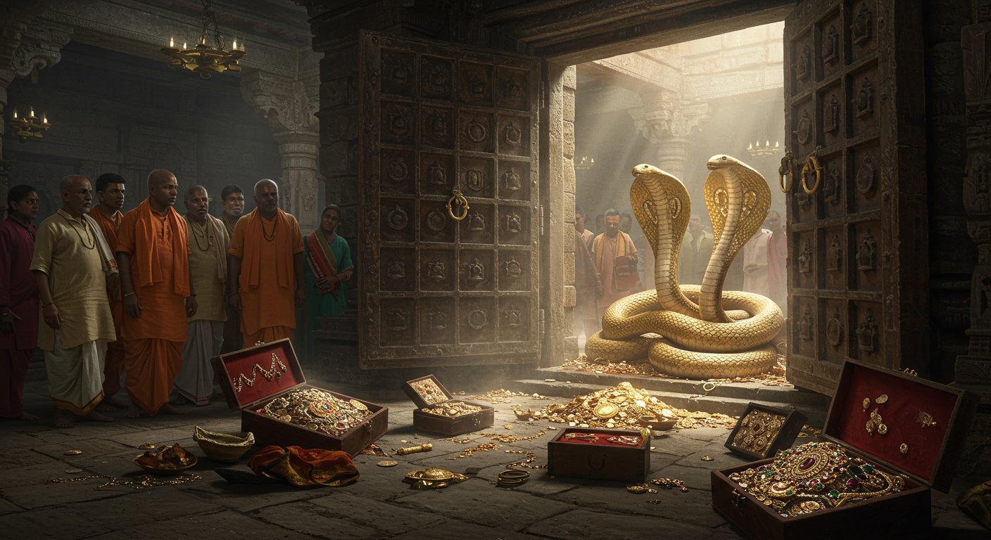 यूपी: बांकेबिहारी मंदिर का 54 साल पुराना खजाना खुला, सांपों का जोड़ा और गहने देख दंग रह गए लोग!