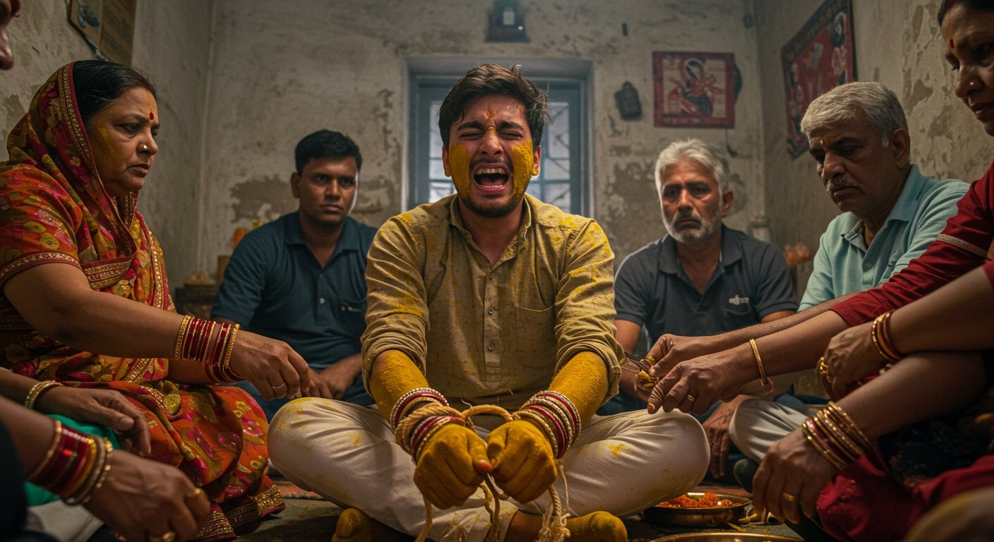 यूपी: हाथ-पैर में लगी थी हल्दी, बंधे थे कंगन, युवक को बांध जबरन कराई शादी; न था कोई पंडित!