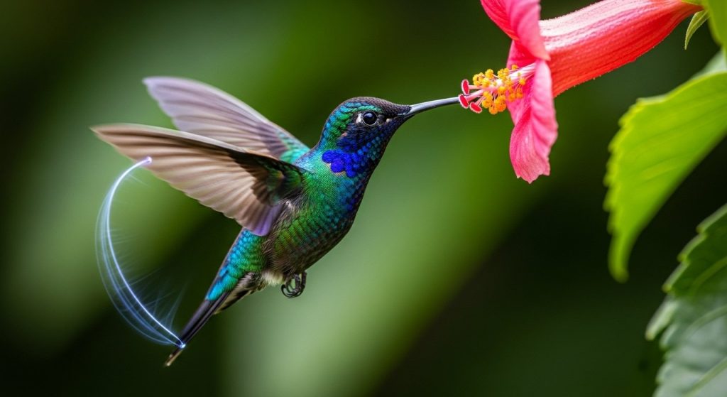 Nature's Wonder! This 2-gram creature's heart beats 1260 times, wings flap 200 times per second.