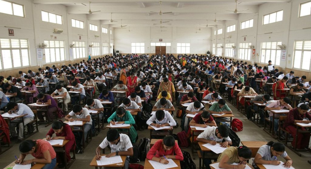 UP Board Exam: Over 52 lakh students to take exam; 18,000 more in High School, 2 lakh fewer candidates in Intermediate.