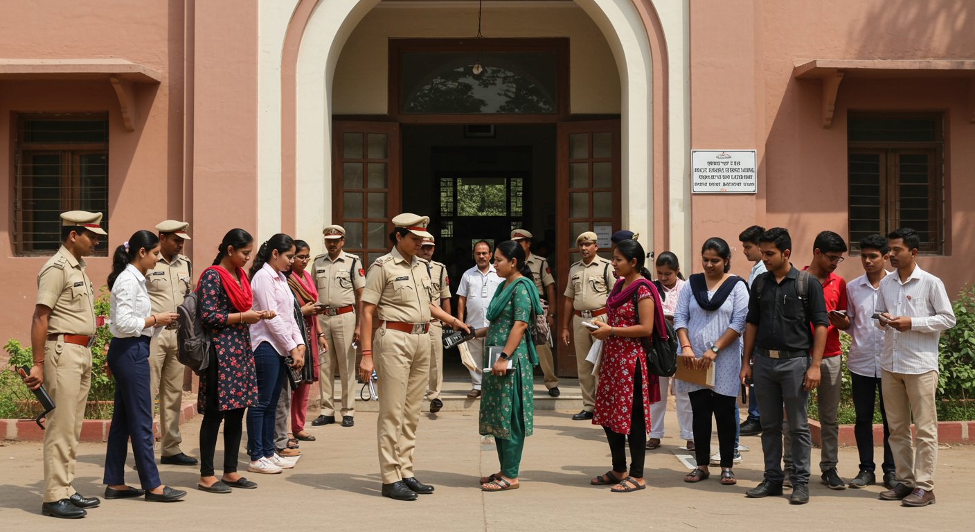 UPPSC PCS प्रारंभिक परीक्षा: राजधानी लखनऊ समेत अवध में कड़ी सुरक्षा और तलाशी के बाद मिला प्रवेश