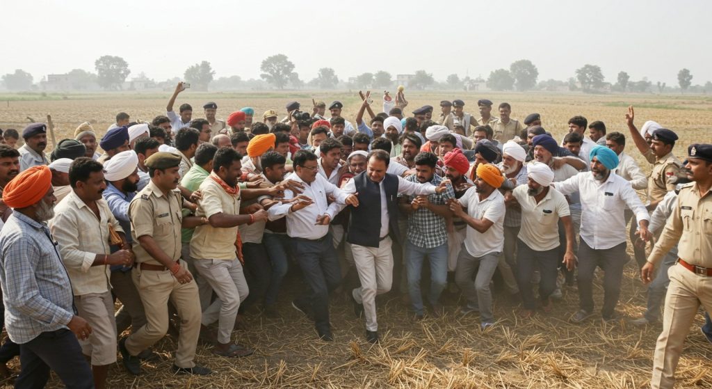 Uttar Pradesh: Farmers Chase and Beat Secretary in 'Fertilizer War', Police Helpless