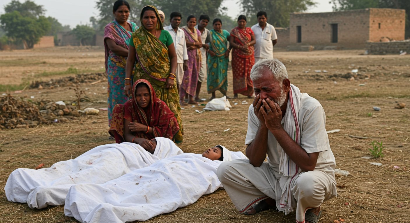 उटंगन हादसा: चार दिन बाद बेटों के शव मिले, बिलखते पिता और बेसुध मां की रुला देने वाली तस्वीर