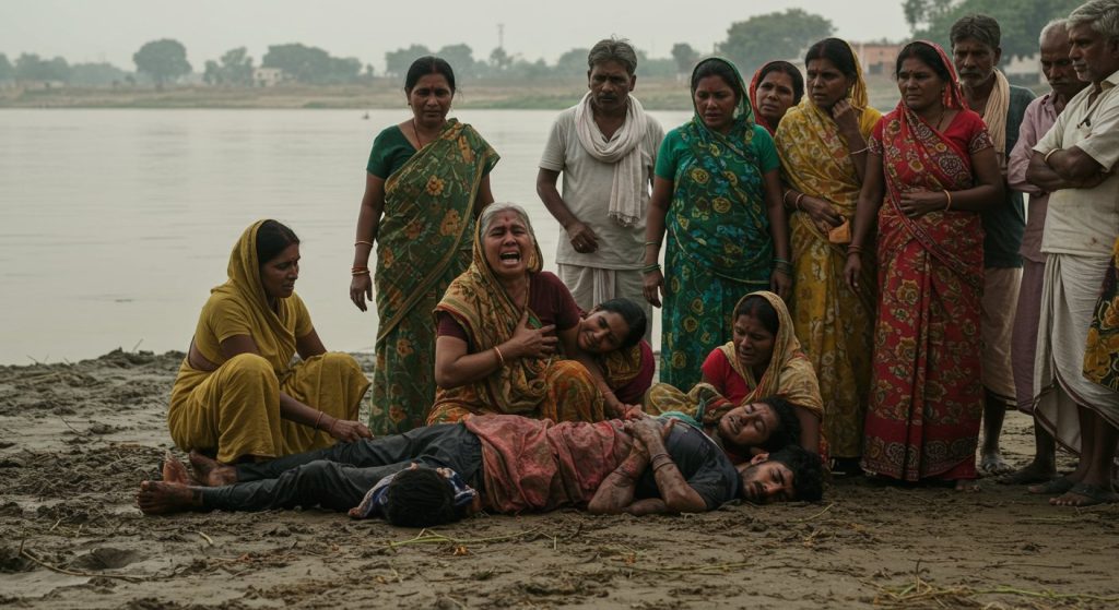 Utangan River's Havoc: Karan's Body Found After Four Days; Village Echoes With Mother's Screams, Wife Distraught