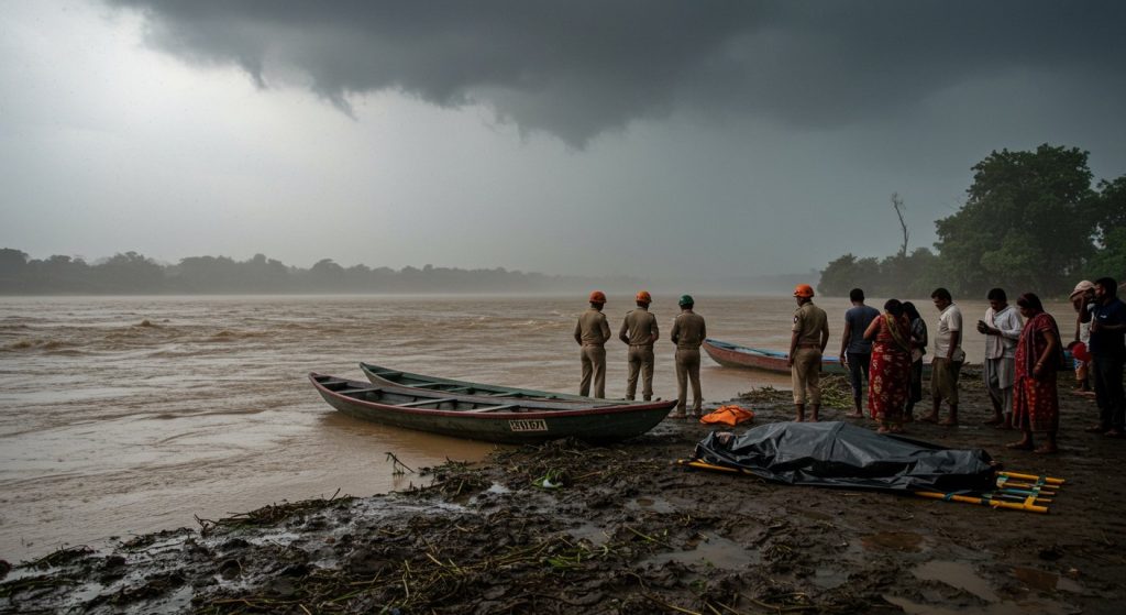 Utangan River Tragedy: Strong Storm-Rain Halted Rescue Work for 45 Minutes, Then Another Youth's Body Was Found – Chaos in UP