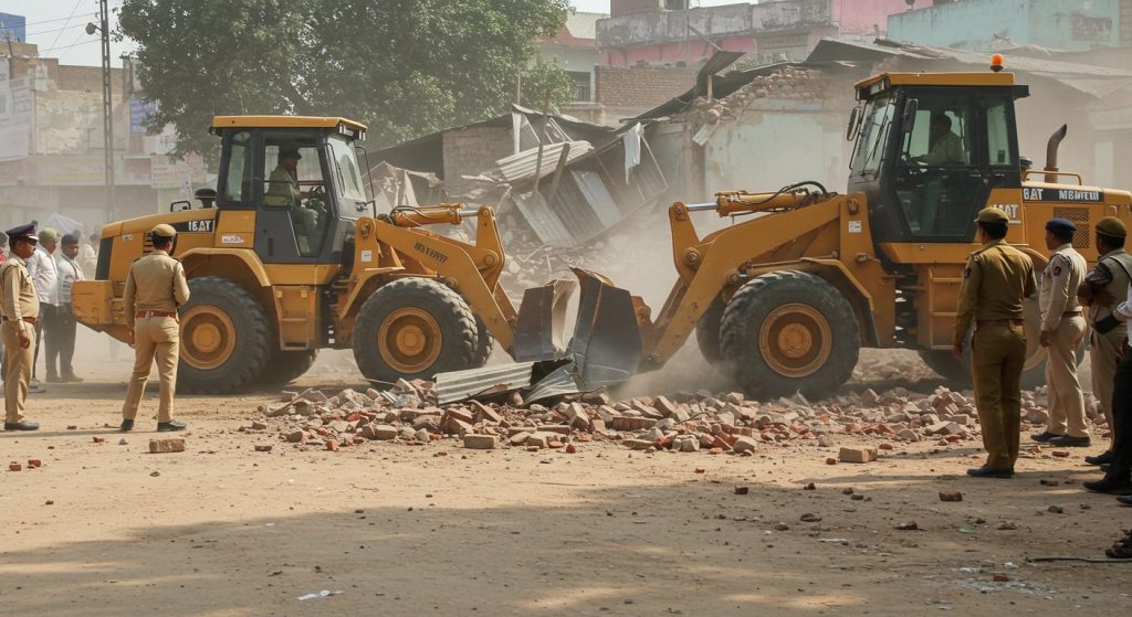 Bulldozers Raze Illegal Encroachments in Uttar Pradesh: Major Action on October 20, Know the Full Story