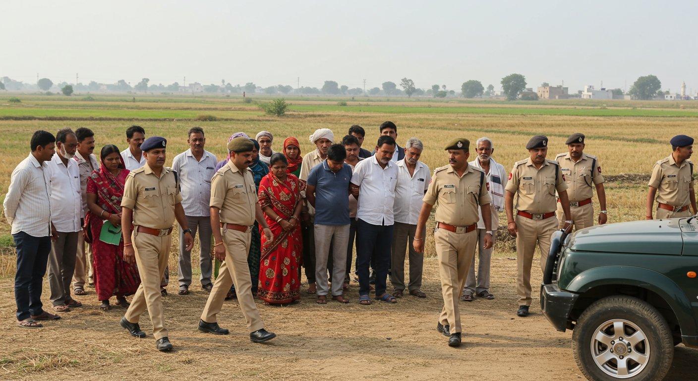 यूपी में 26 अक्टूबर को भू-माफिया पर बड़ी कार्रवाई: हजारों एकड़ जमीन मुक्त, कई गिरफ्तारियाँ