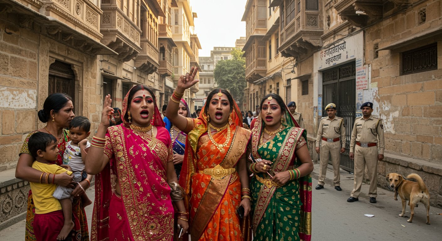 वाराणसी में बवाल: पालतू कुत्ते ने बच्ची को काटा, दर्ज हुआ केस; किन्नरों ने थाने में किया जोरदार हंगामा