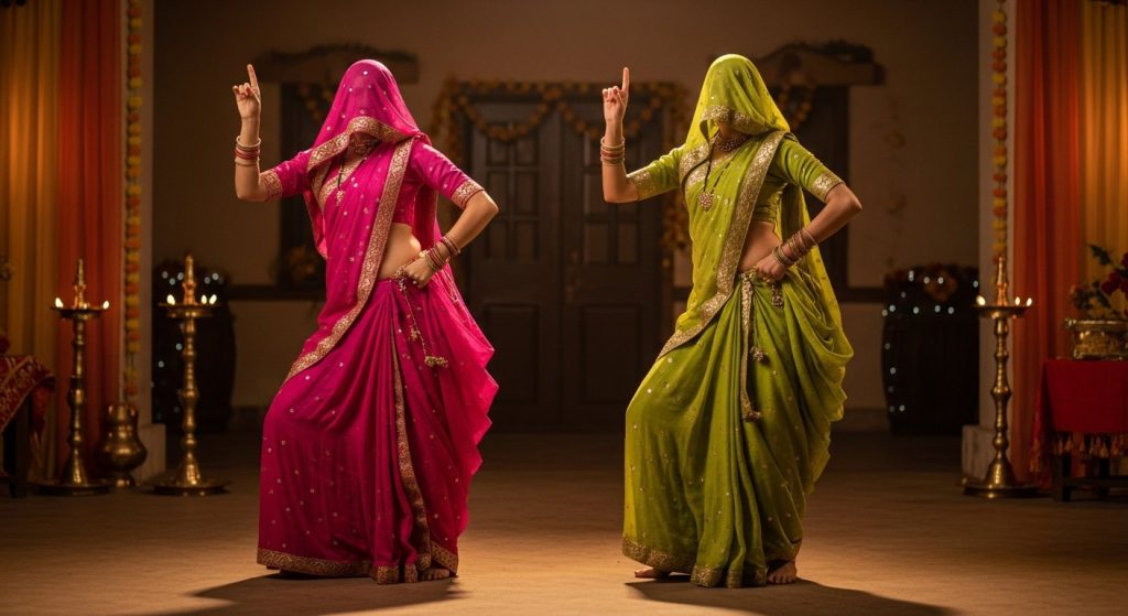 These two sisters-in-law wreaked havoc by dancing in veils; their video went viral on the internet!