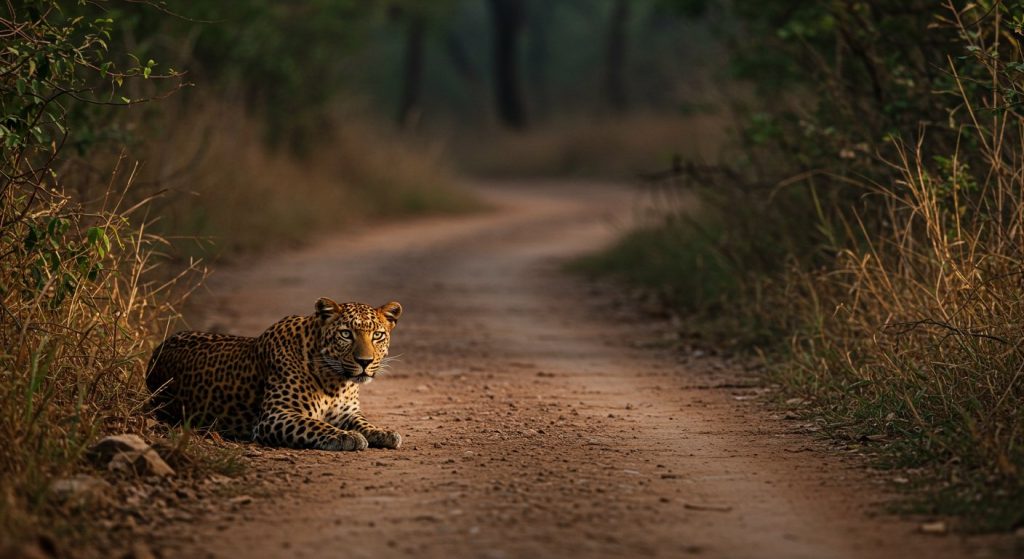 Ferocious Leopard Laid 'Death Trap' on Road, What Happened Next Will Make Your Hair Stand on End