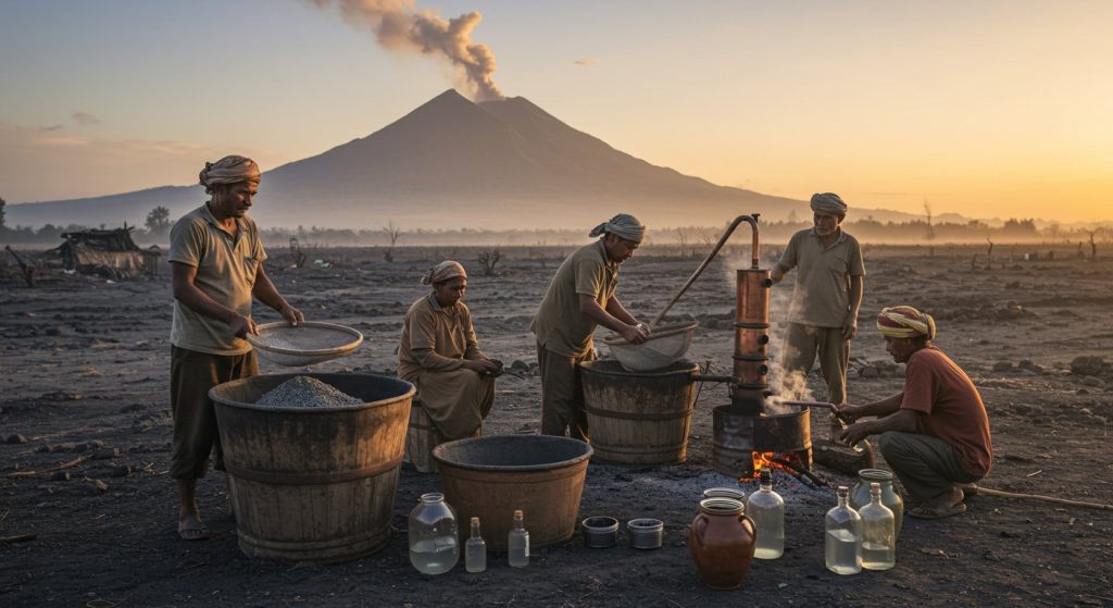New Business Emerges from Volcanic Ash: Amidst Devastation, People Brewed Alcohol and Changed Their Fortunes!