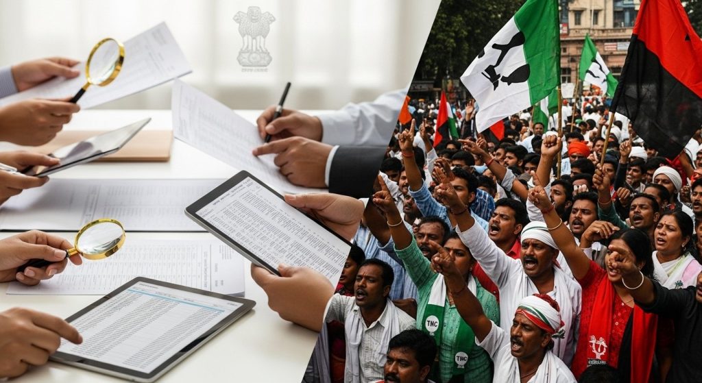 Voter list revision process begins in 12 states: TMC and DMK strongly protest, raise questions on the process