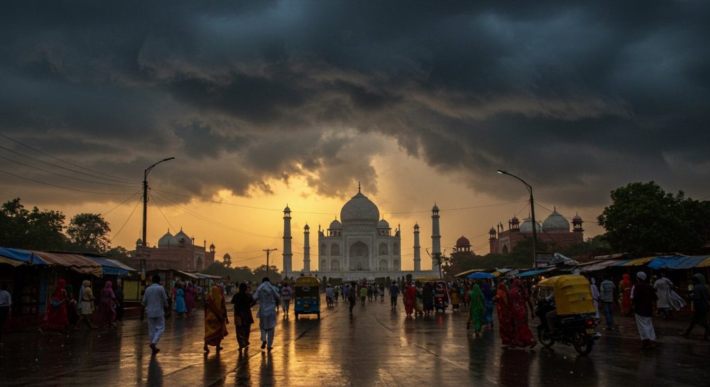 Agra at risk of storm and rain! Weather Department issues Yellow Alert