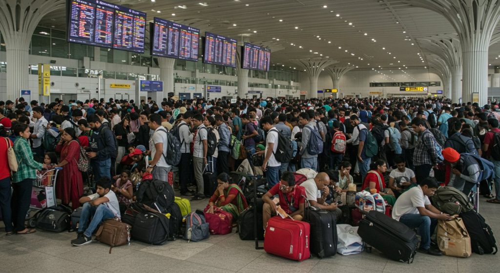 Kathmandu Weather Worsens, Three Flights Diverted to Lucknow; Passengers in Panic, Airport Under Strain