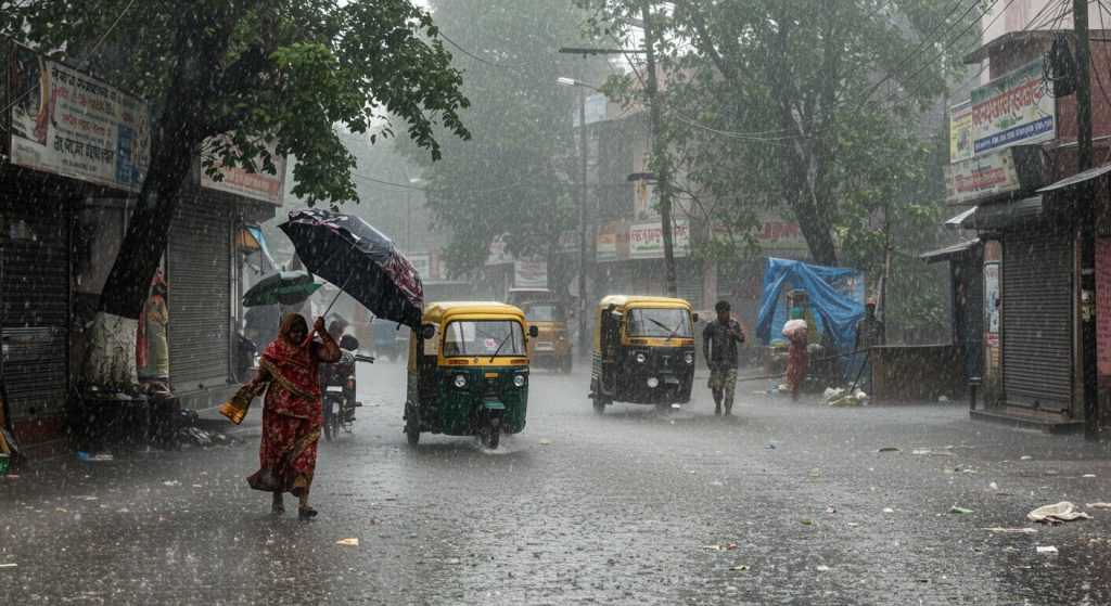 Severe Impact of Cyclone Montha in Uttar Pradesh: Heavy Rain in 17 Districts Today, Strong Wind Warning in 31 Districts