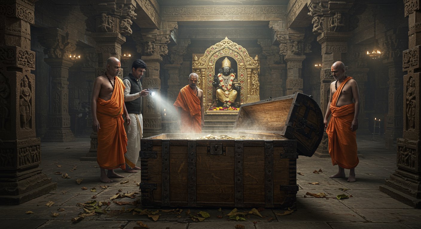 54 साल बाद खुला बांके बिहारी का ‘खजाना’, खाली बक्से और मलबा देख हैरान टीम, सेवायत बोले – असली खजाना तो सिंहासन के नीचे!