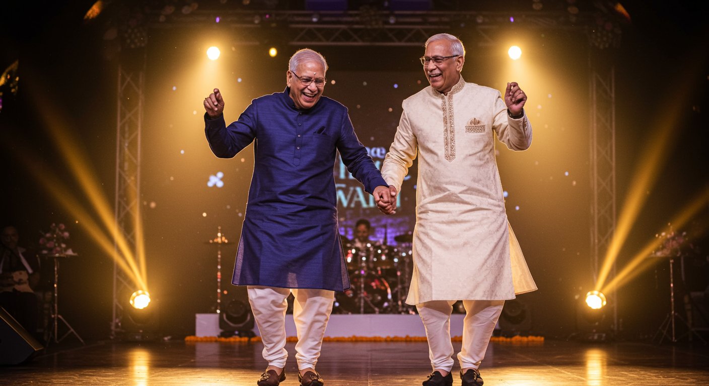 बेटे के पिता बनने पर नाच उठे खुद ‘पापा’, पिता-बेटे के जश्न का वीडियो हुआ वायरल!