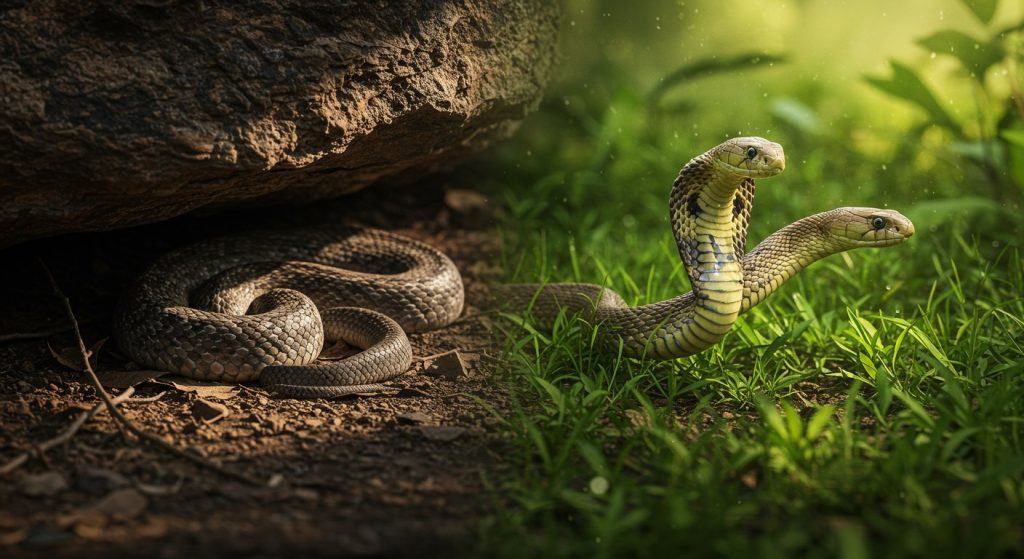 Where do snakes disappear in winter? Learn why they only hunt in monsoon and summer.