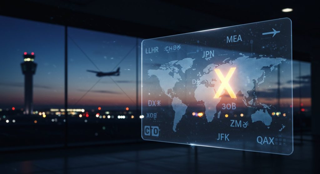Why Are There Only 3 Letters in Airport Codes, And Why Does 'X' Appear In Many Codes? Learn The Complete Mystery!